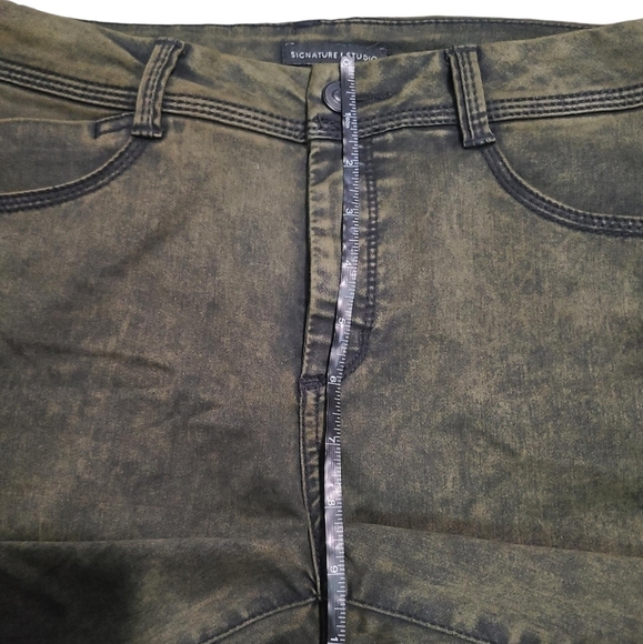 SIGNATURE STUDIO Gold wash/black skinny jeans 8 - Picture 6 of 6